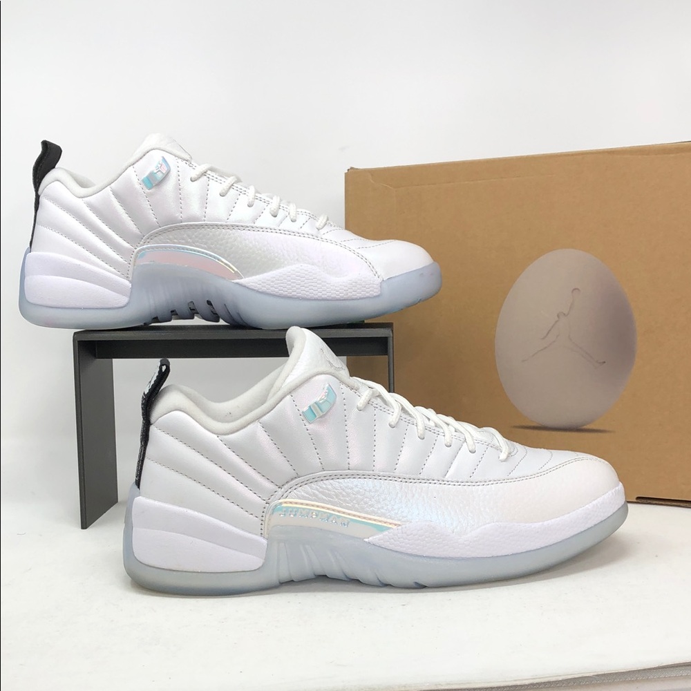Nike Air Jordan 12 Retro Low Easter DB0733-190 Iridescent Men’s Sneakers -Size 8